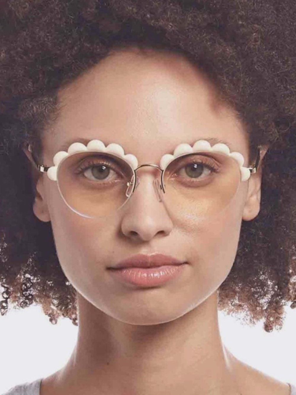 NEW The Book Club Shady Flatterings a Cover Blue Light Glasses Ivory